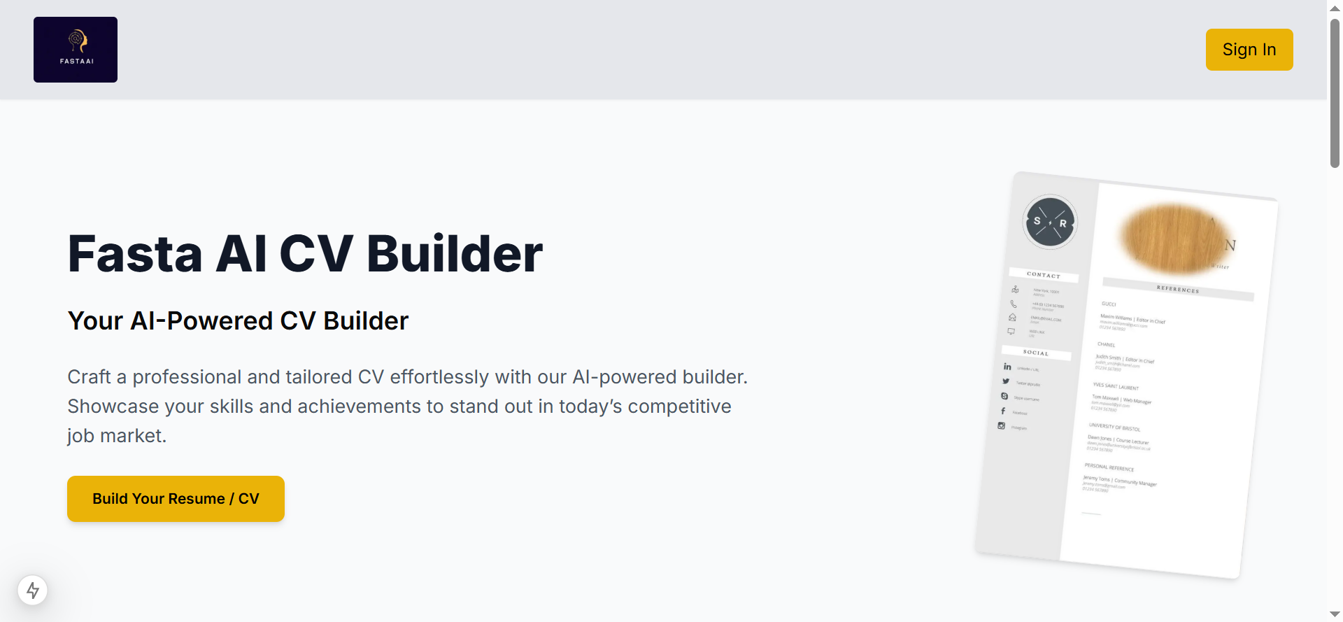 AI resume builder